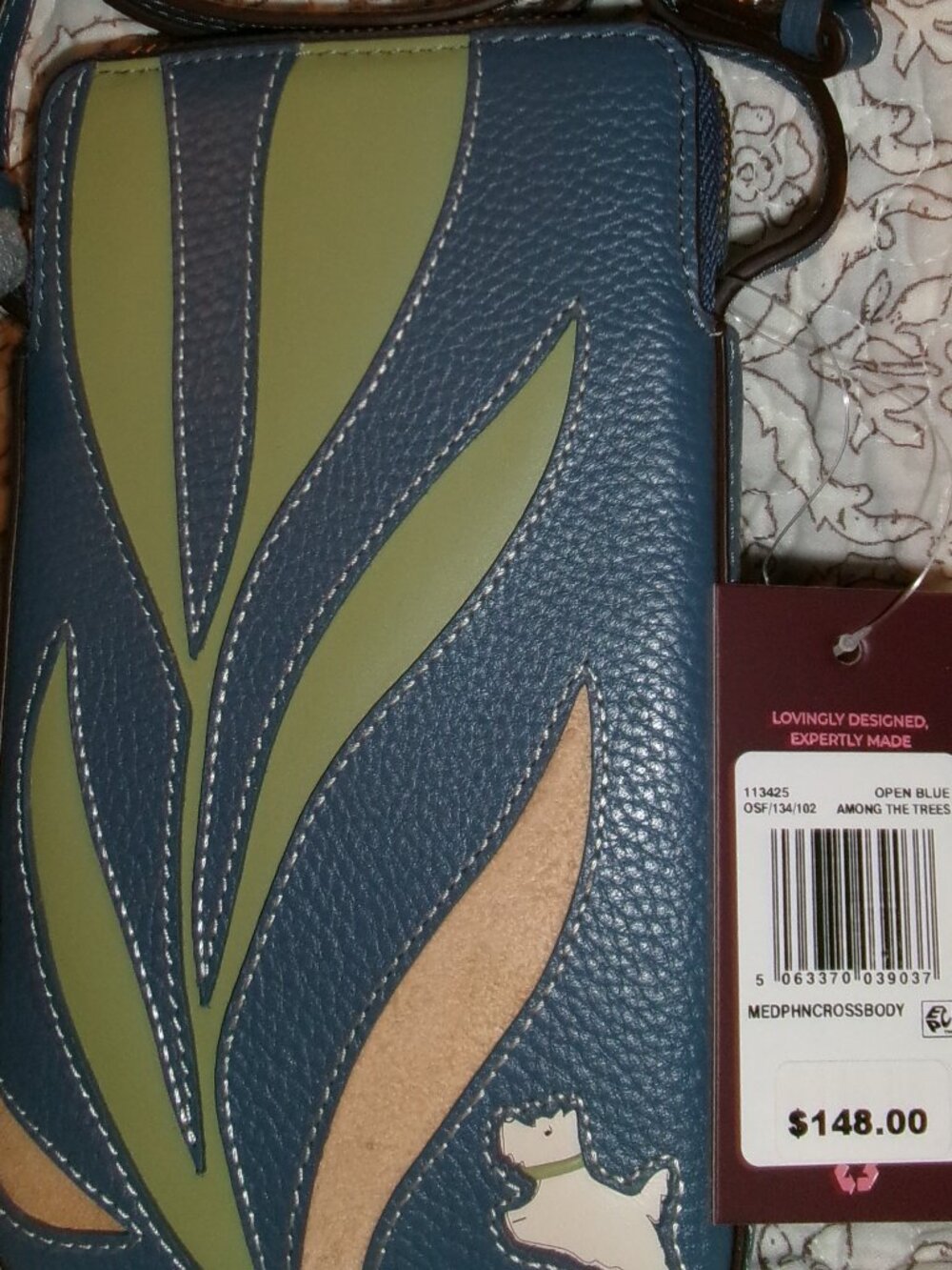 NWT Radley London Among the Trees Medium Phone Crossbody
